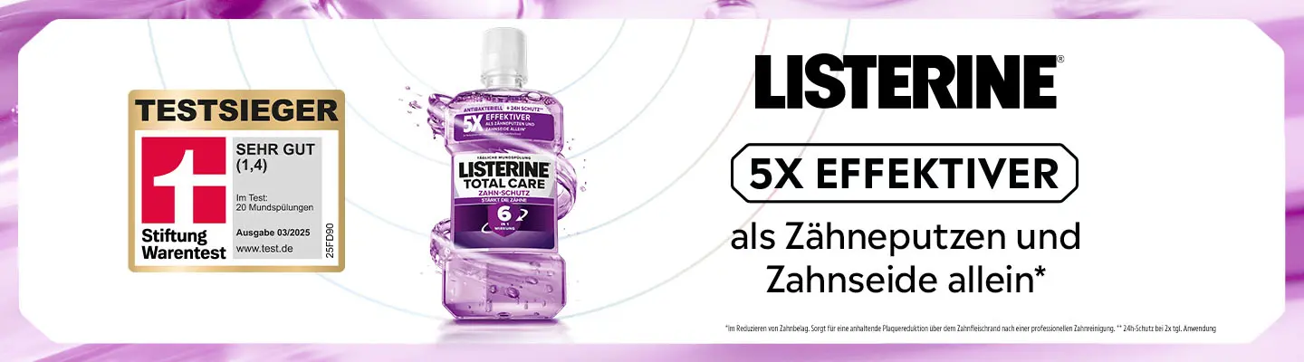 LISTERINE® Total Care Zahn-Schutz
