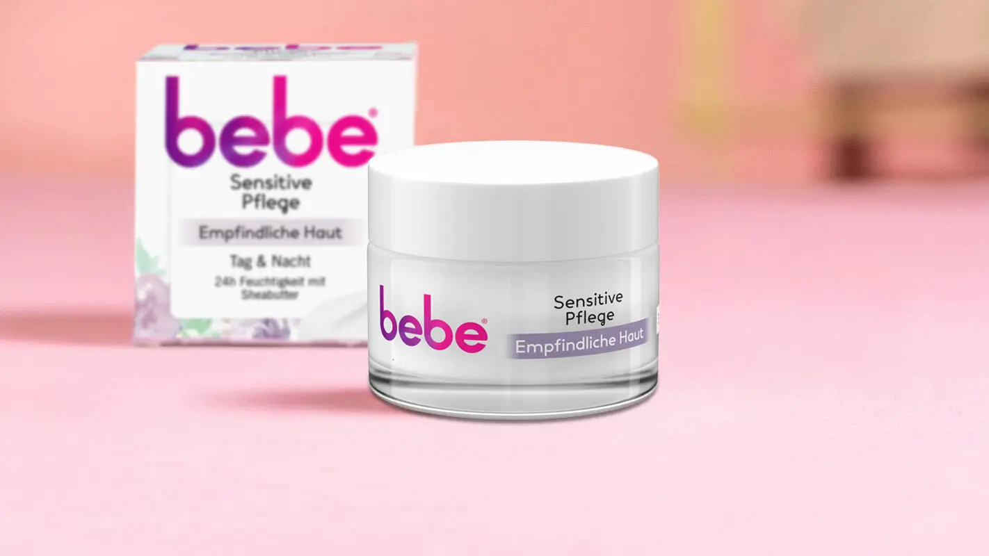 bebe®  Sensitive Pflege für Empfindliche Haut Produkt Showcase