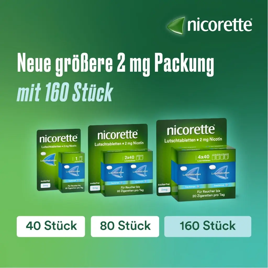 Neue größere Packung mit 160 Stück 