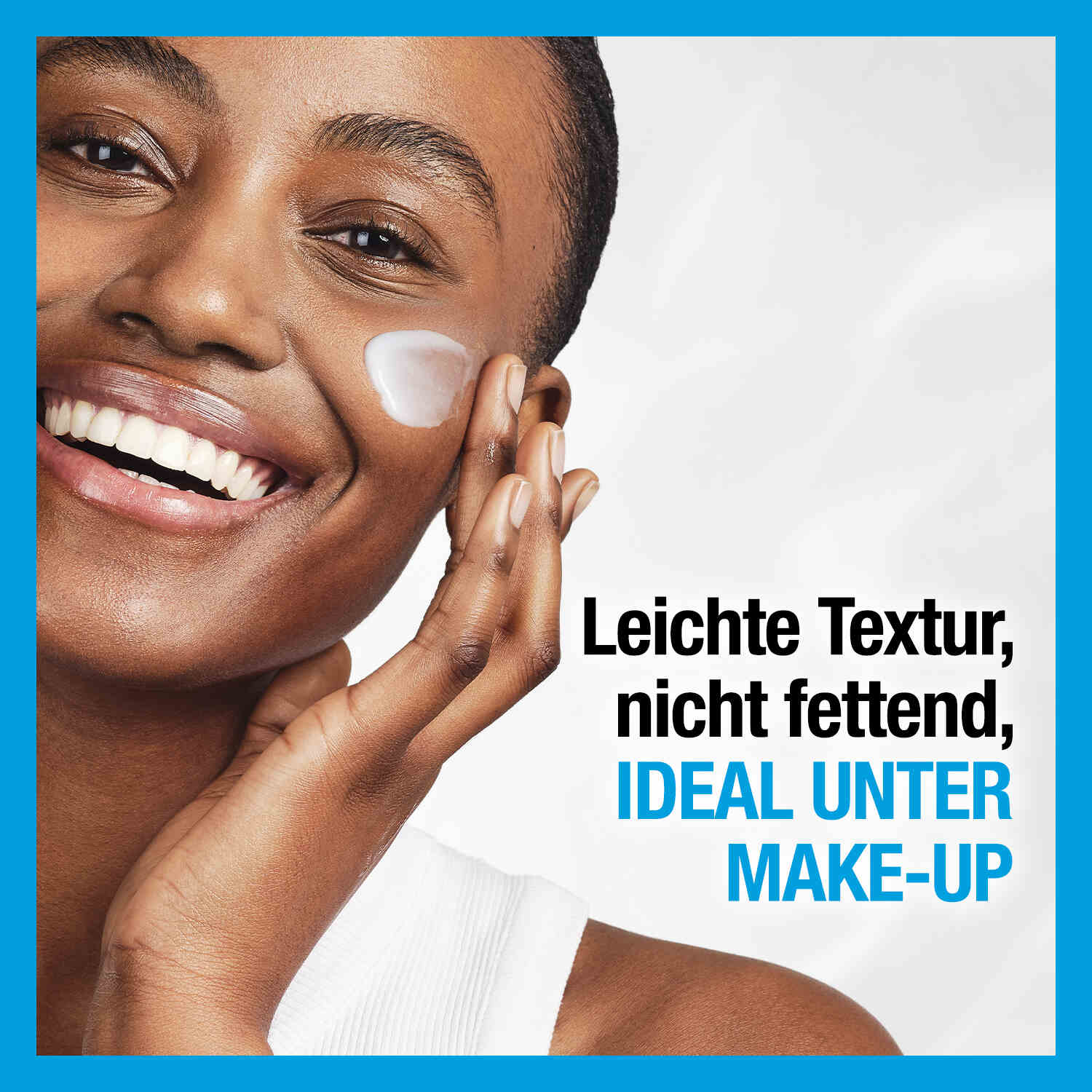 Leichte Textur, nicht fettend, ideal unter Make-Up.