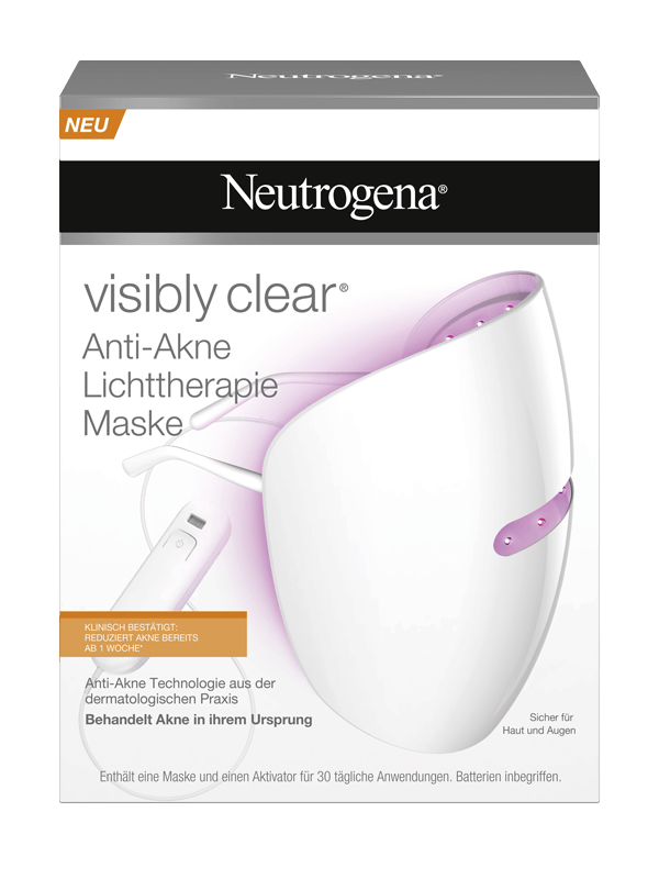 1183601 neutrogena visibly clear anti-akne lichttherapie maske karton ean3574661330617