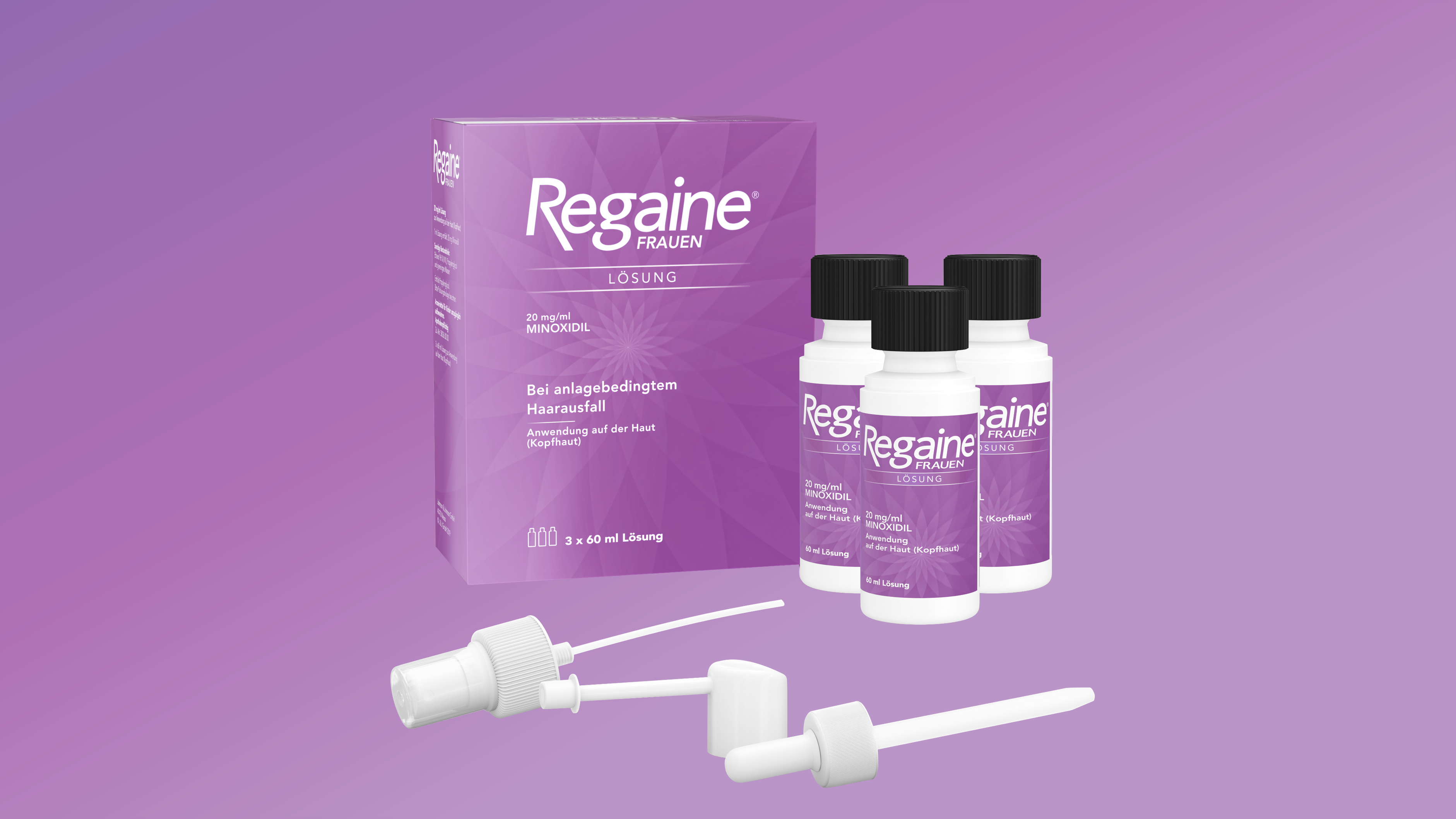 Applikatoren REGAINE® Frauen Lösung