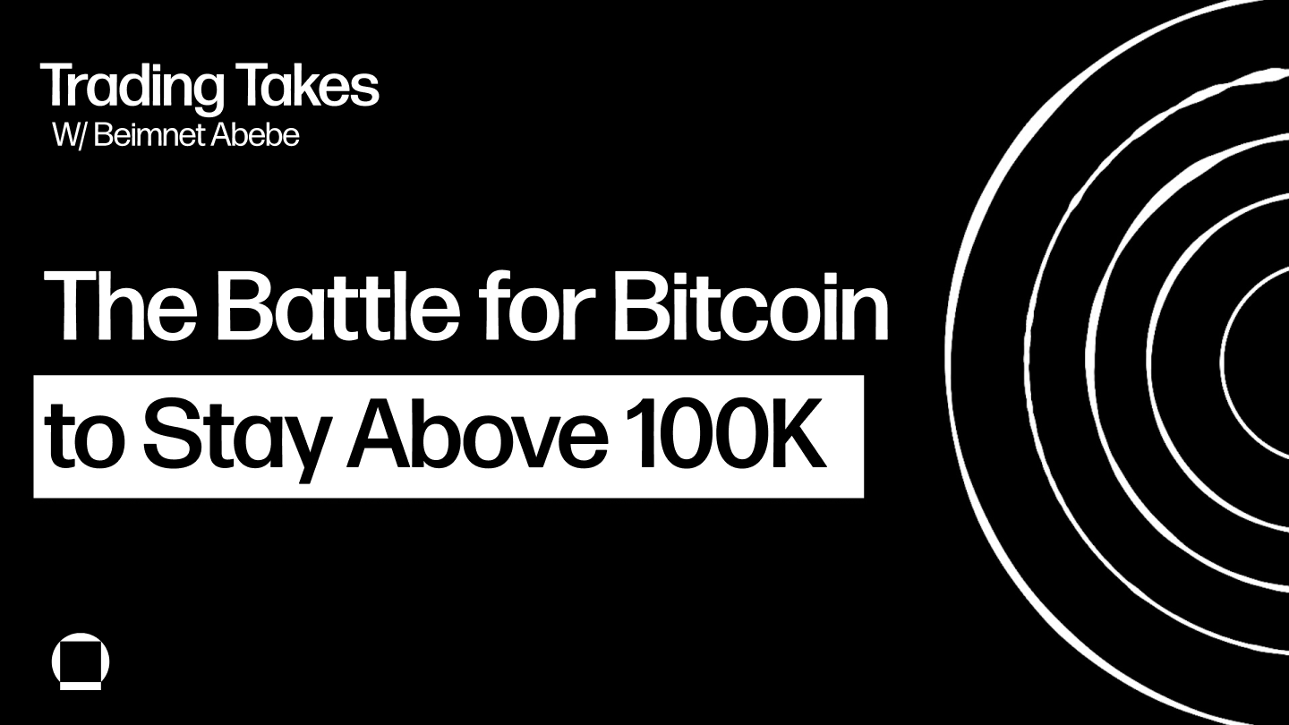 The Battle for Bitcoin to Stay Above 100K