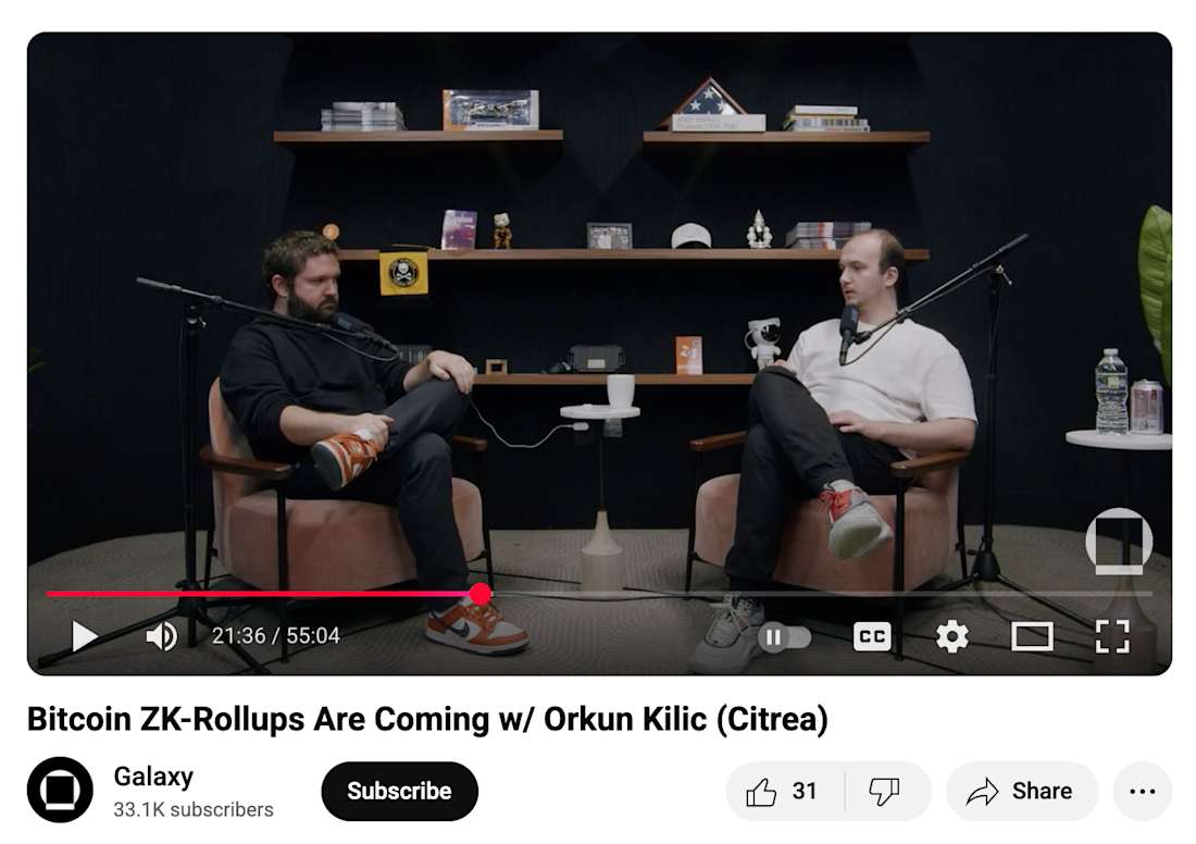 Galaxy Brains x Citrea