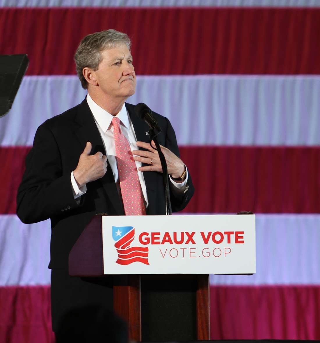 Senator John Kennedy (R-La.) has a skeptical orientation toward crypto, but he is expected to vote yes on the markup given the inclusion of unrelated housing legislation he supports in Section 904. (Photo: Tammy Anthony Baker)