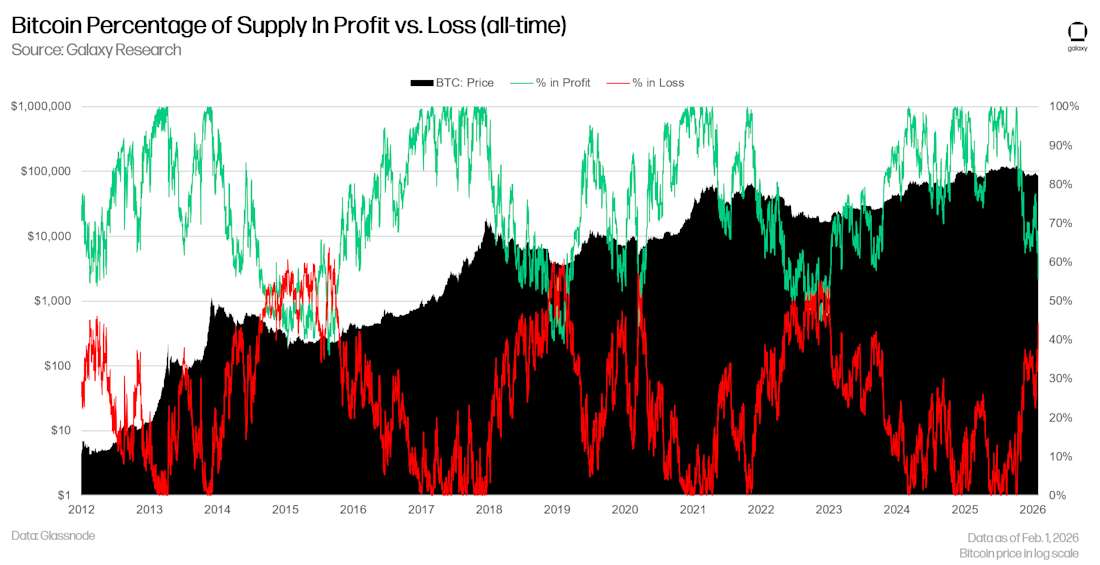 bitcoin supply profit loss all-time