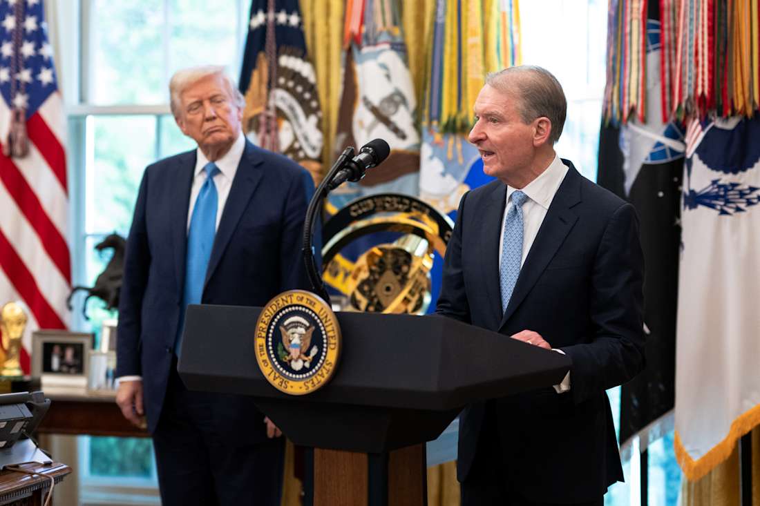 Paul Atkins with Trump