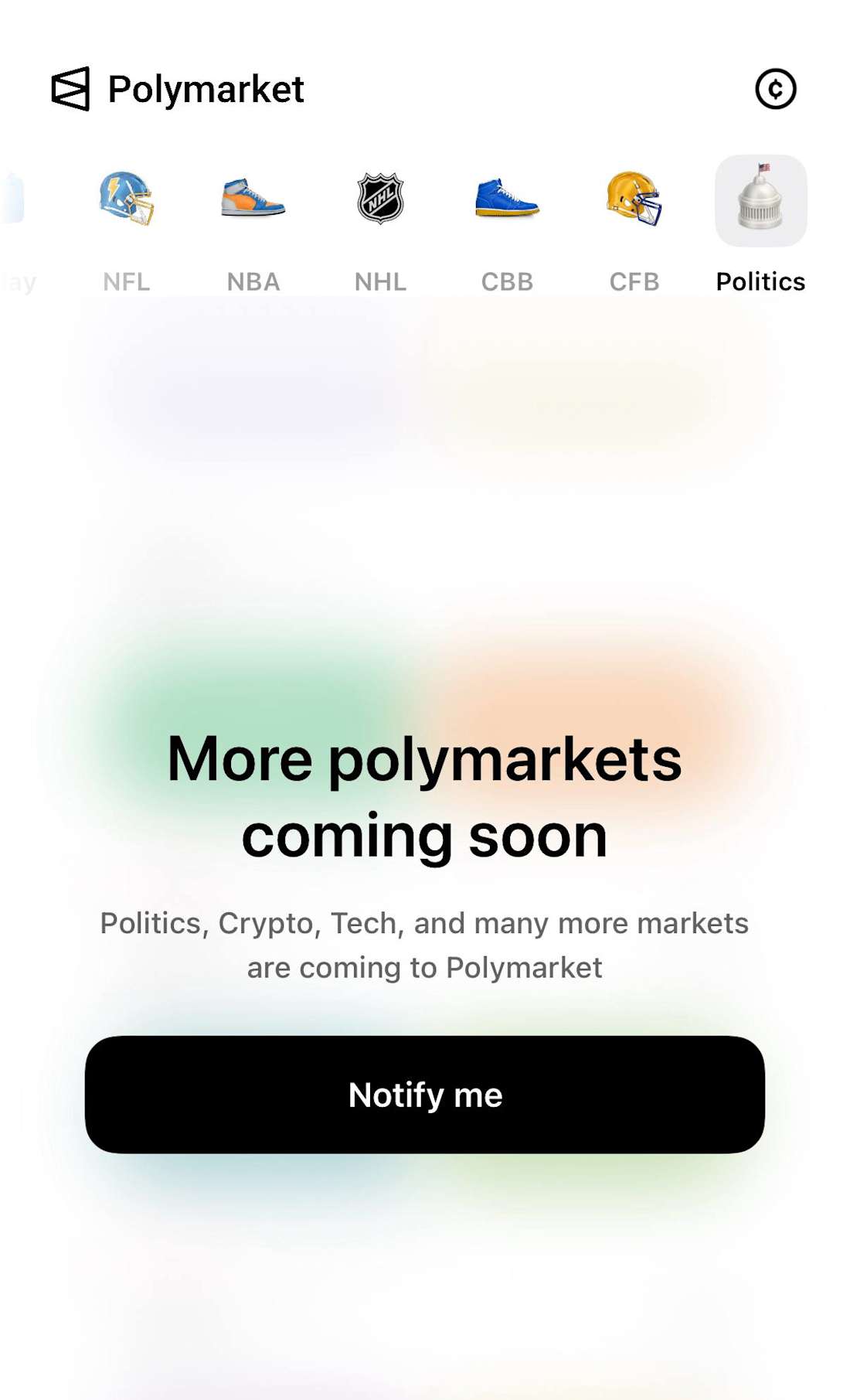 5 Polymarket U.S. mobile app  
