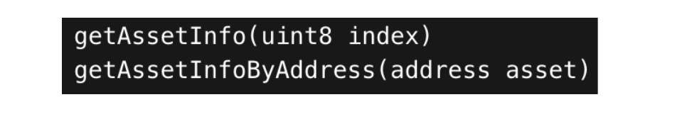 Collateral asset config  -- Compound v3 code snippet