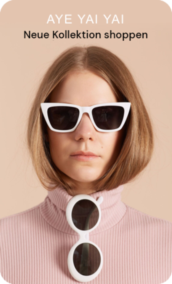 Bild eines Pins bei der Erstellung, auf dem eine Person mit Sonnenbrille zu sehen ist, mit mehr Text