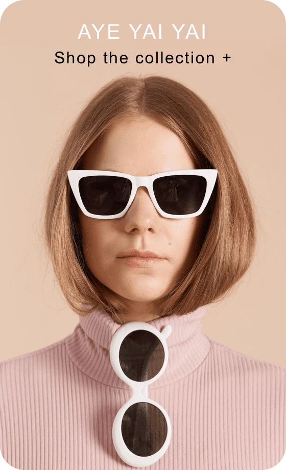 Bild av en pin som skapas med en bild av en person med solglasögon med mer text