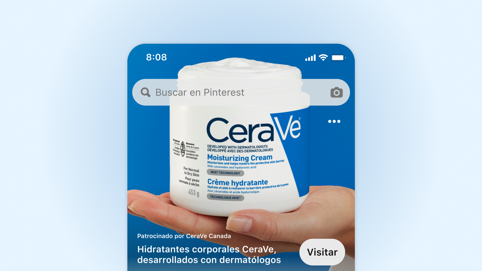A Premiere Spotlight ad from CeraVe, along with graphics showing increased awareness and ad recall.