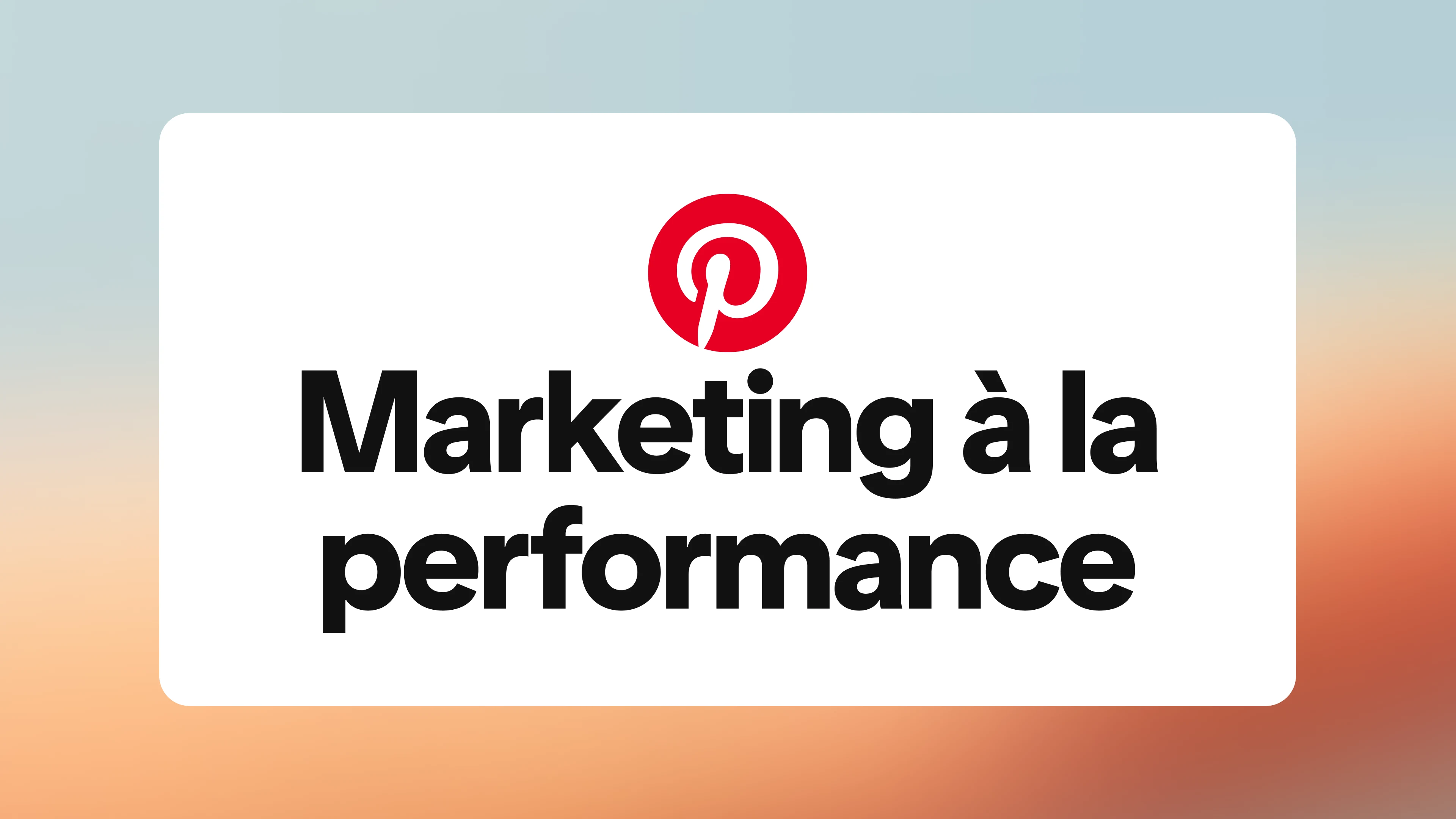 Pinterest Performance Plus Pinterest Business