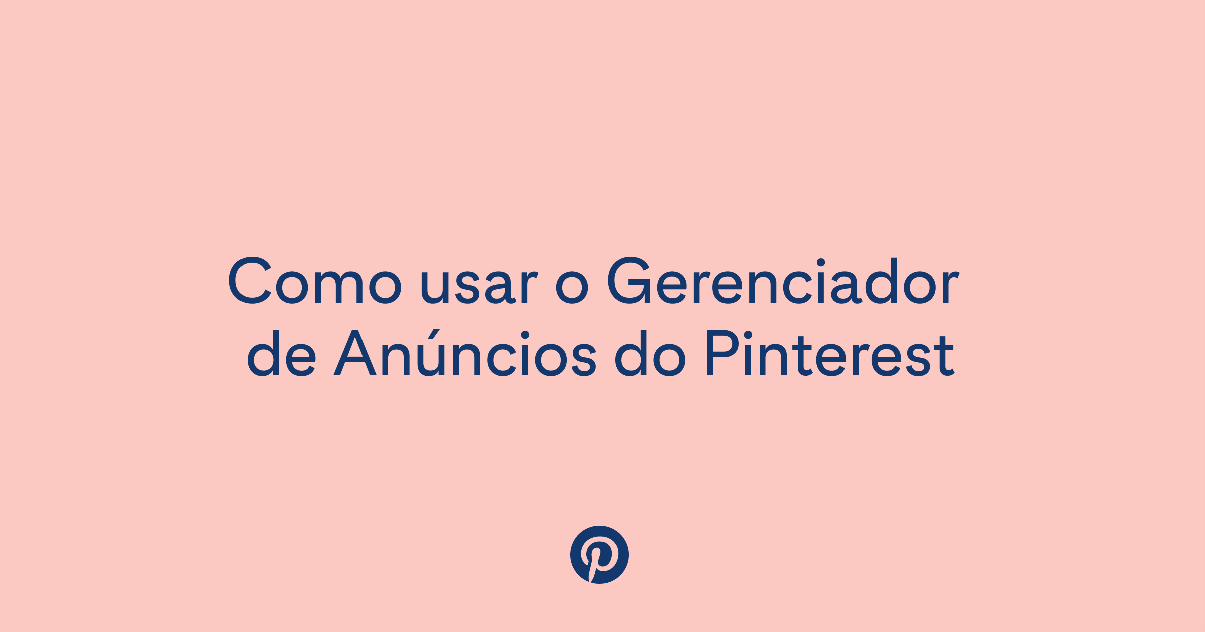 Gerenciador de anúncios