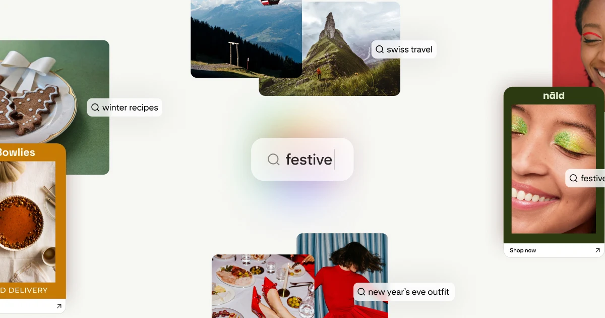 Guia de fim de ano do Pinterest para anunciantes