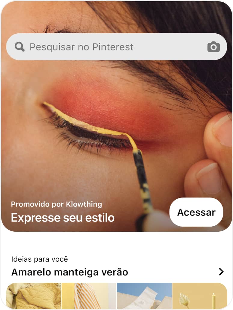  Exemplo de anúncio do Premiere Spotlight em uma tela de celular