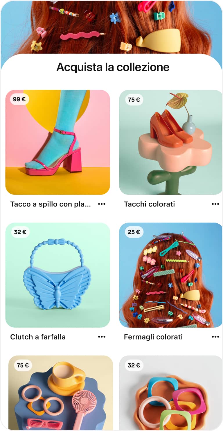 Una collezione di Pin prodotto di un brand di accessori