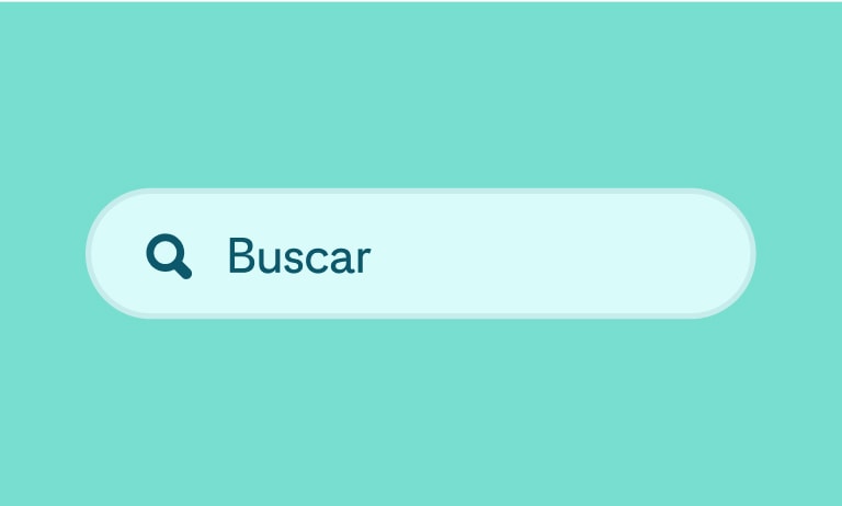  A green search box with the words “Ask us anything”