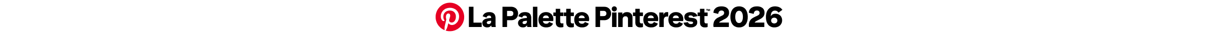 Logo de la Palette Pinterest 2026