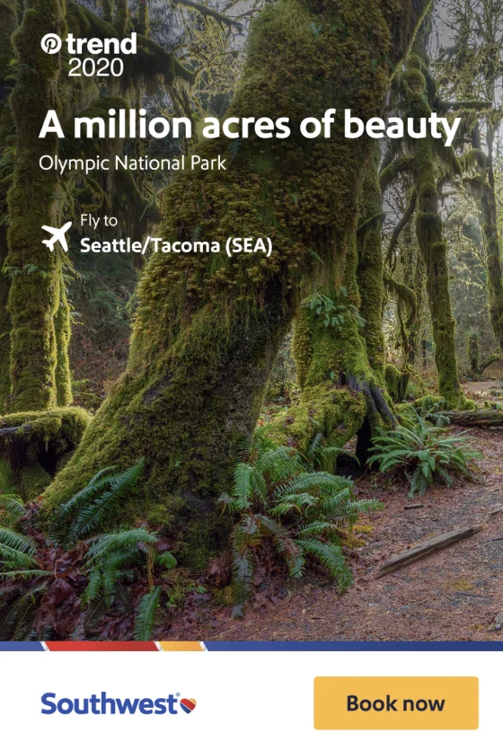 Southwest ad about trips to Seattle