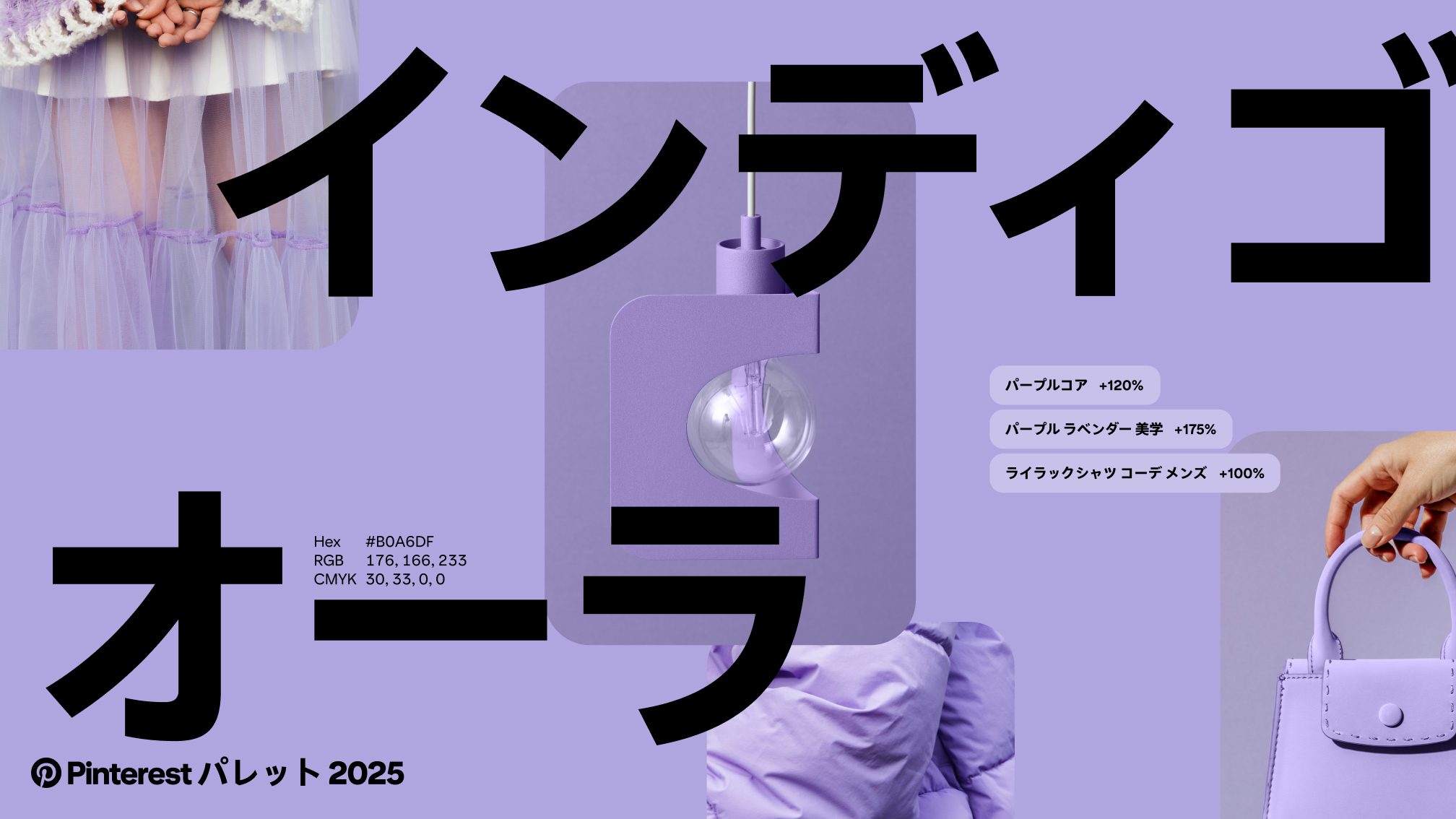 「オーラインディゴ」というワードが、サンプルの検索キーワードとカラー値とともに表示されている。