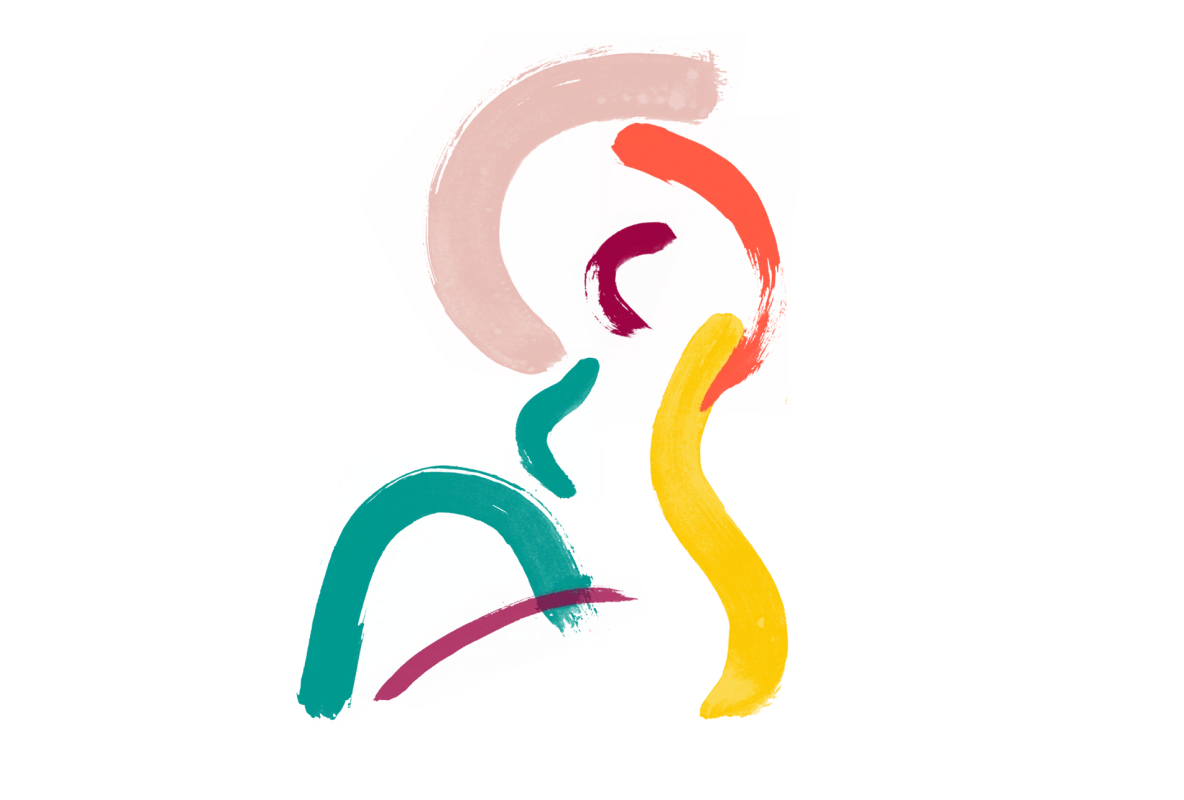Coloured illustration