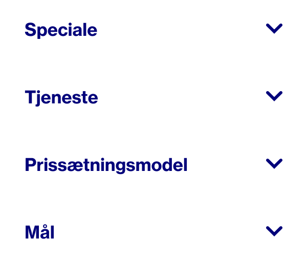 Ord, der viser, hvordan du vælger Pinterest Partners at samarbejde med: specialeområde, service, prissætningsmodel og mål
