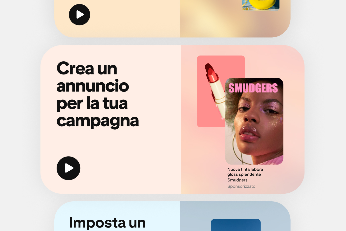 Un esempio di video di Pinterest Academy sulla creazione di campagne.