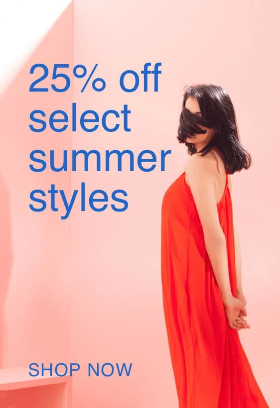 Ad Pin with woman in summer dress