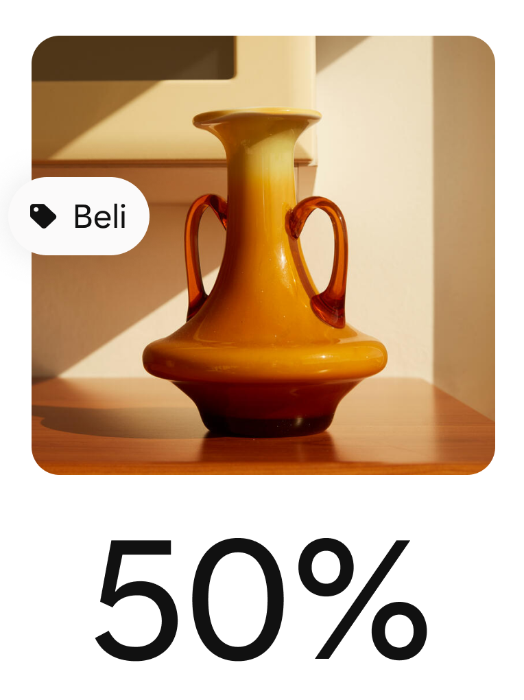 Pin boleh dibeli untuk jag coklat, dengan ikon untuk menunjukkan bahawa anda boleh beli ini.