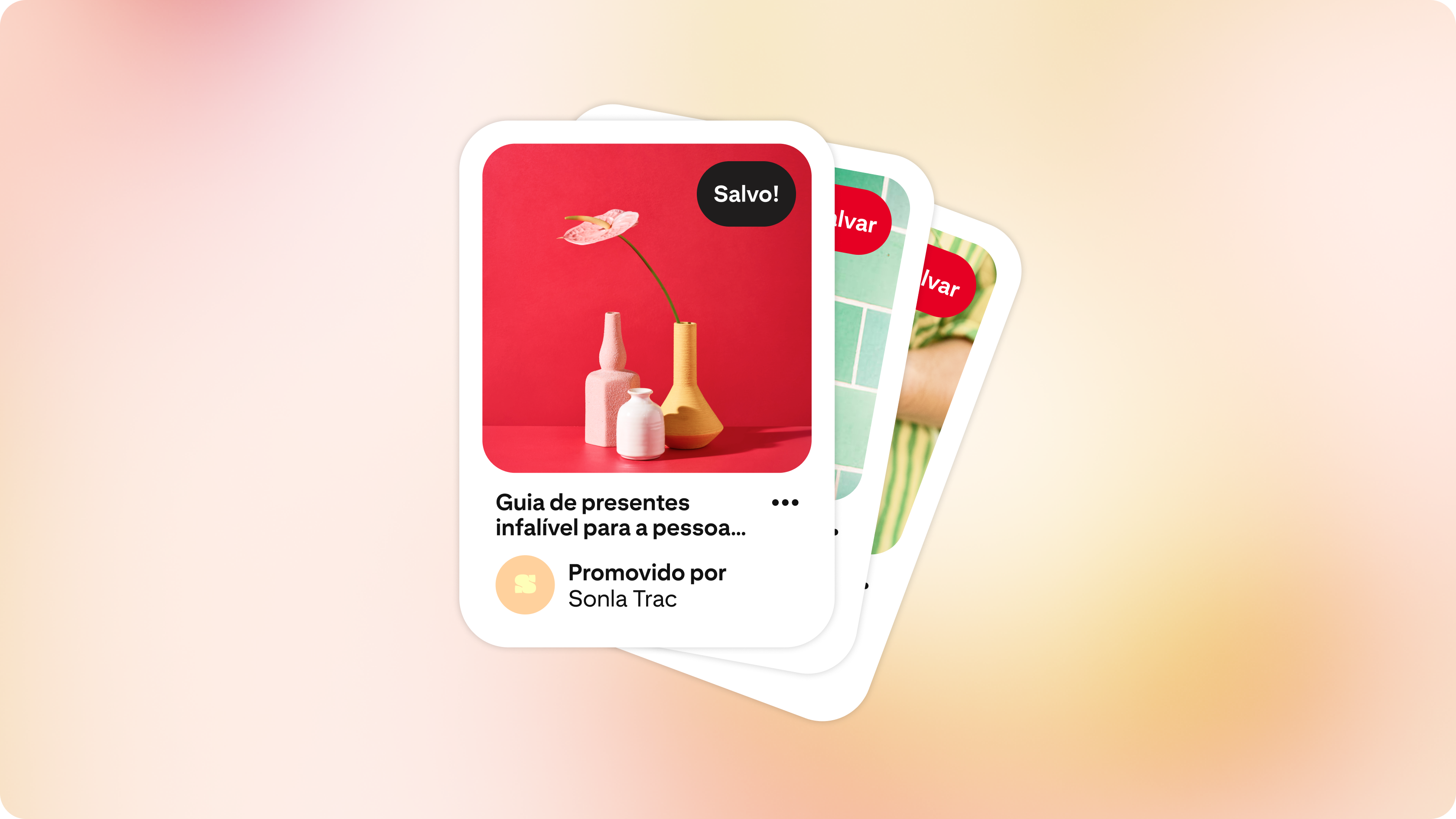 Uma marca chamada Sonla Trac anuncia vasos em um guia de presentes para compradores da geração Z. 