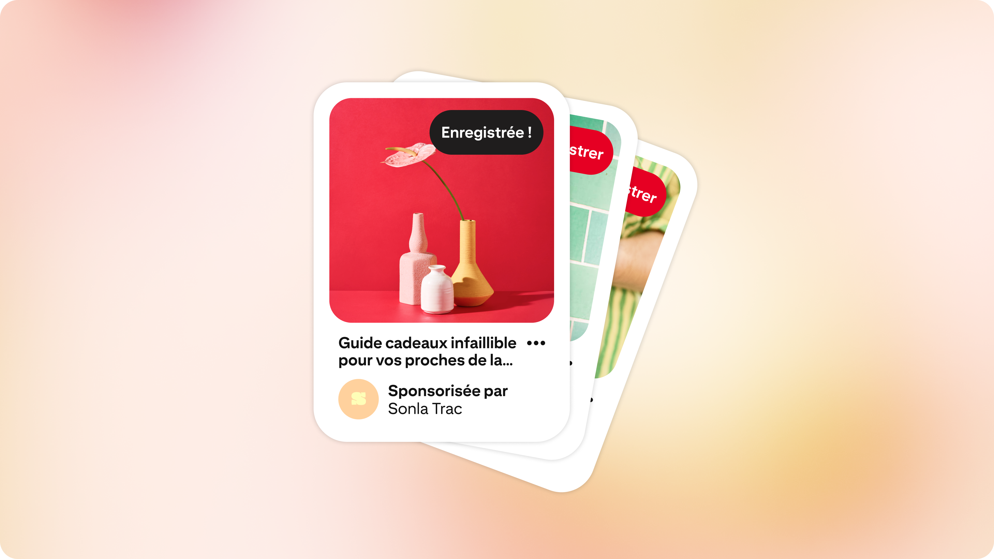 La marque Sonla Trac fait la promotion de vases dans un guide cadeaux destiné aux consommateurs de la Gen Z. 