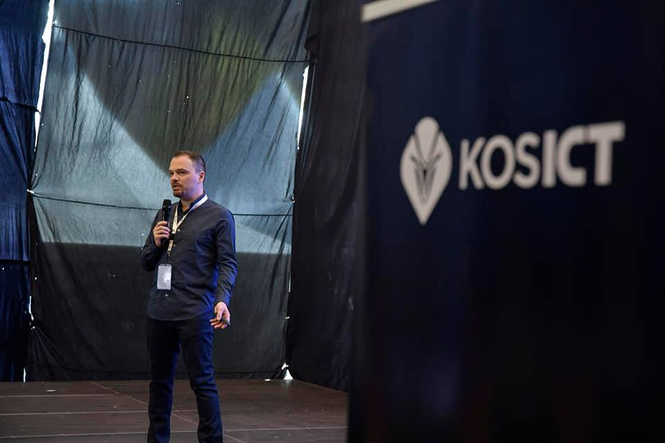 Polymath Labs CEO Visar Gashi presents at KosICT 2019