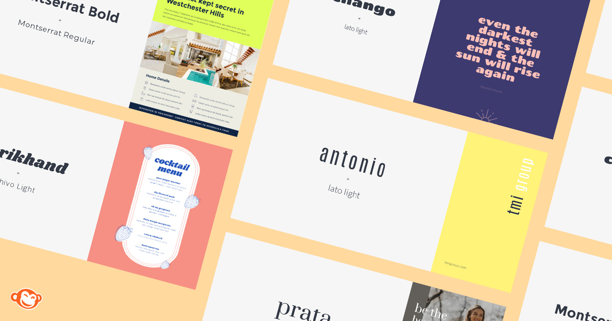 30 Font Pairings for All Your Designs, Pair Fonts Online