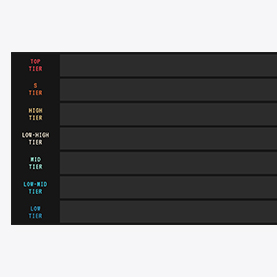 PicMonkey text tier list template. 