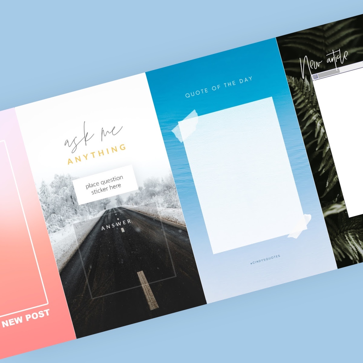 Instagram story backgrounds