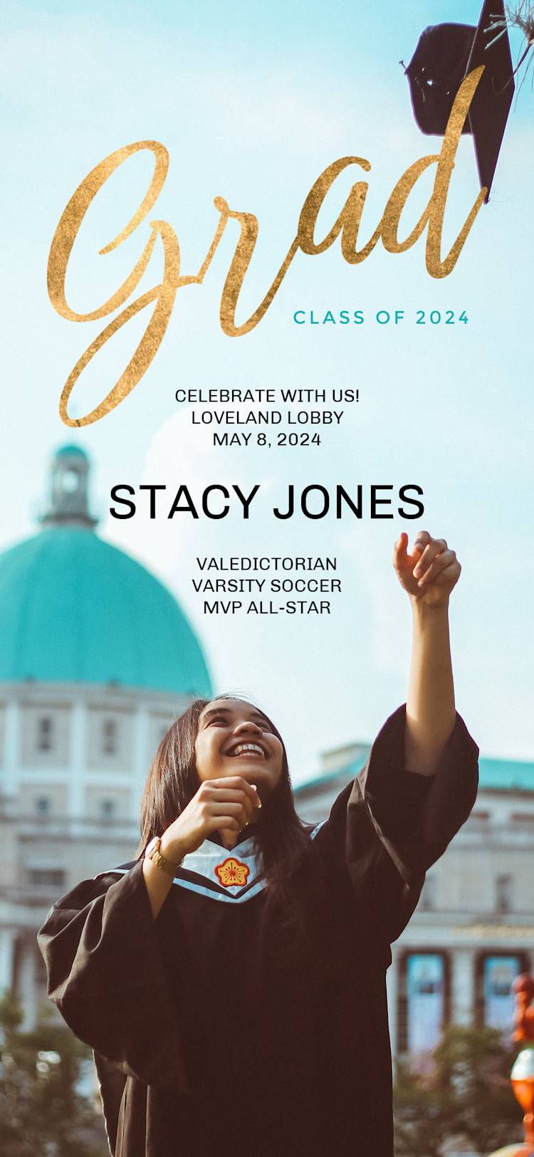 Gradution Posters Graduation Poster | Make a Graduation Poster Online | PicMonkey