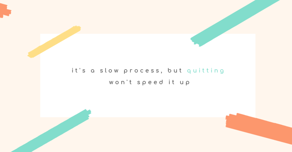 quote on cream background