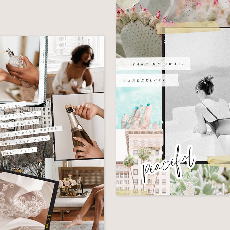 Four cool looks for background collages, and how to create them in PicMonkey.