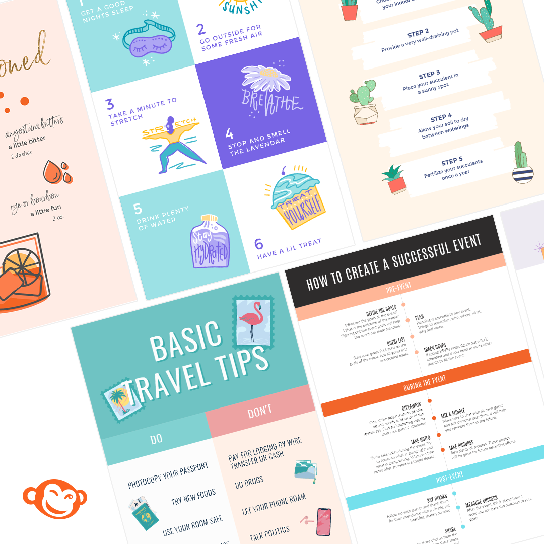 Make infographics in picmonkey