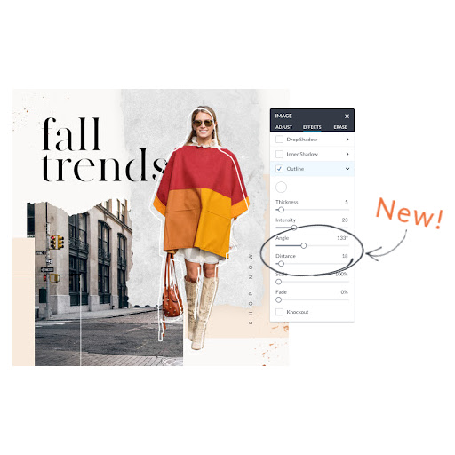 outline sketch tool for graphic design