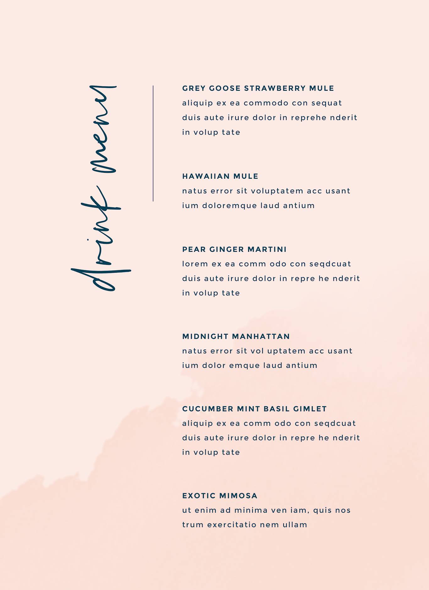 Menu Templates | Create Multi-Page Menus | PicMonkey