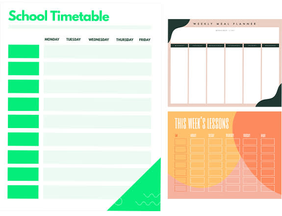 Make your own planner with PicMonkey's easy-to-use planner templates