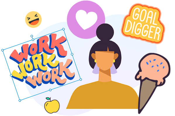 PicMonkey sticker maker