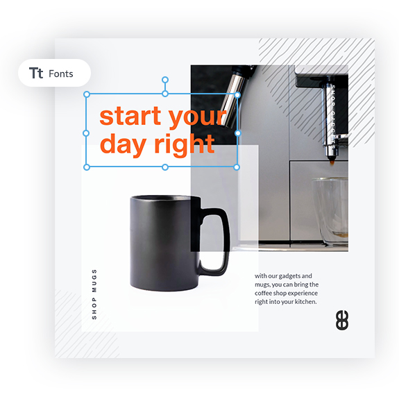 add text to image to create social posts