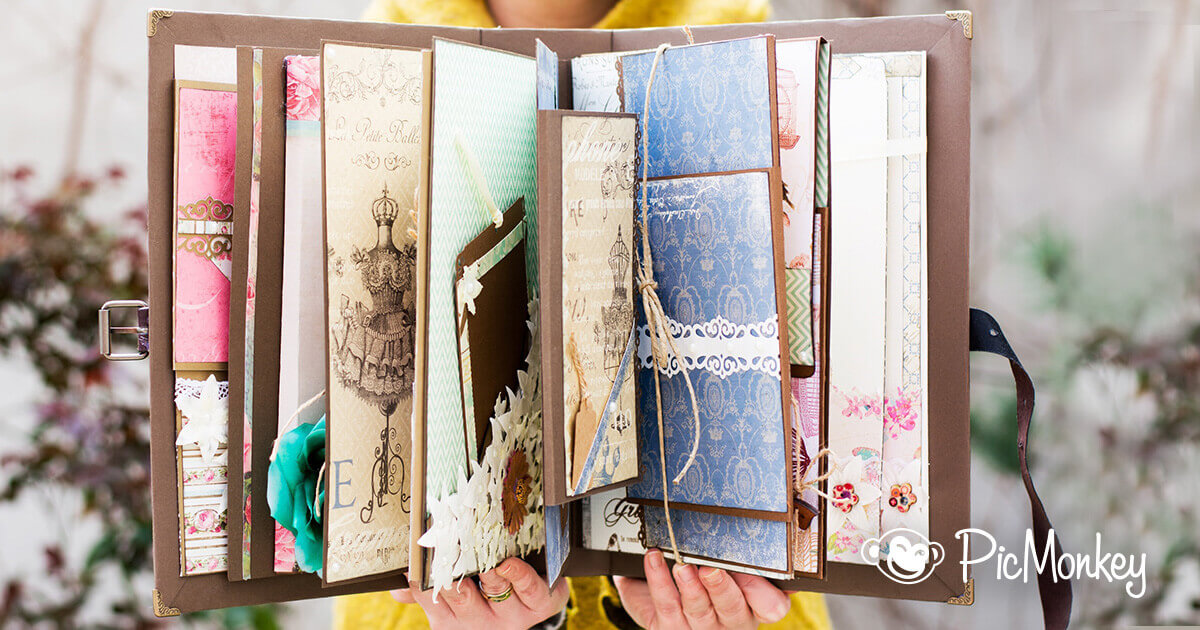 Scrapbook Album DIY Vintage Bandage Photo Album Book Self-adhesive