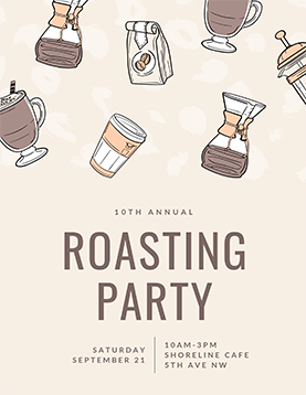 10th-annual-roasting-party-flyer-template