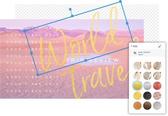 YouTube channel art design with PicMonkey effects applied.