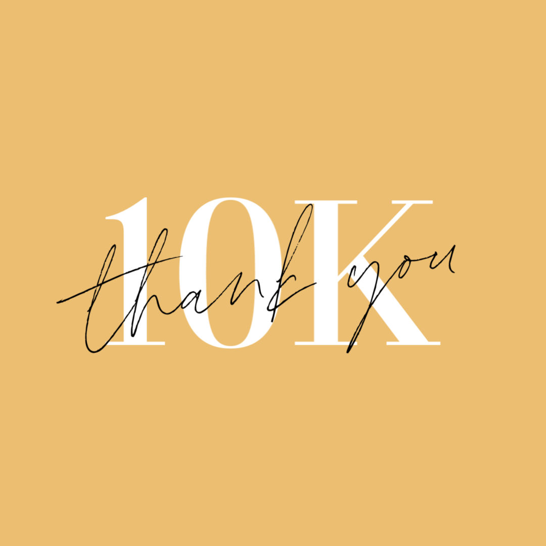 10k Thank You ad template