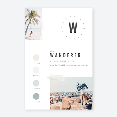 PicMonkey vision board template for travel